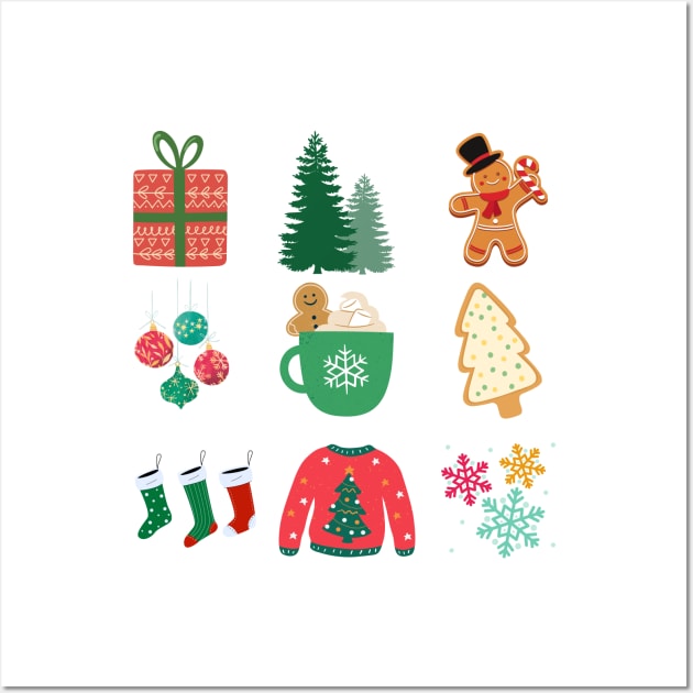 Christmas Shirt | Merry And Bright Shirt | Matching Christmas Shirt | Couple Christmas Shirts | Christmas Gift Wall Art by TayaDesign